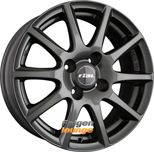 Rial milano titanium 7x17 - titanium,