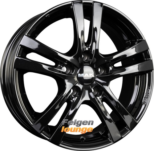 Mak zenith gloss black - 4x,