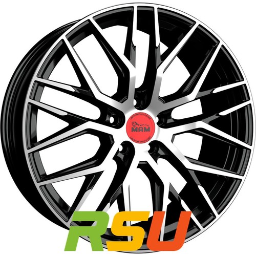 Mam rs4 black front - black, polish